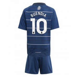 Aston Villa Emiliano Buendia #10 Dětské Alternativní dres komplet 2024-25 Krátký Rukáv (+ trenýrky)
